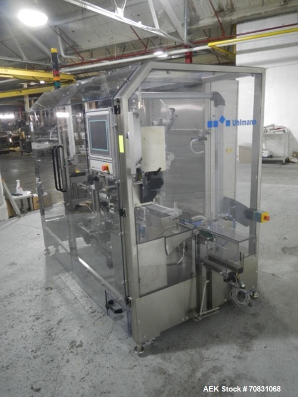 Used Uhlmann carton labeler, model PAGO System P580