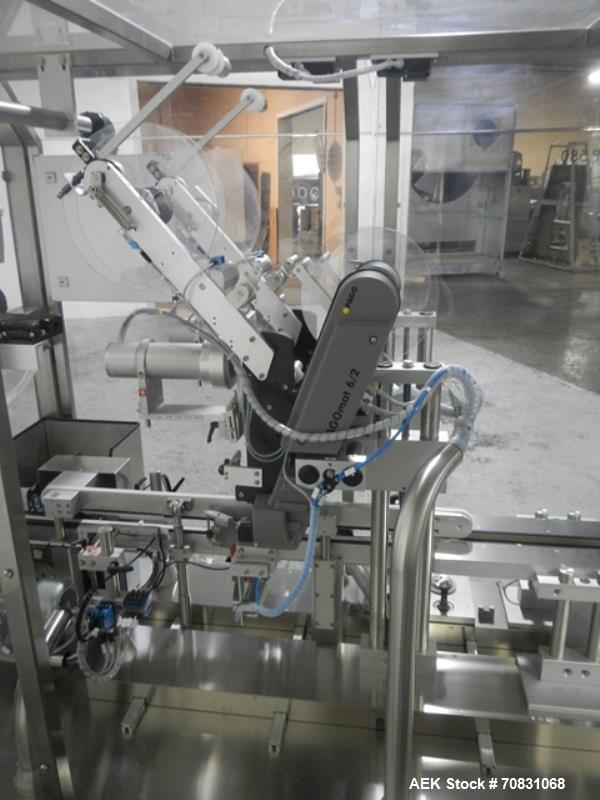 Used Uhlmann carton labeler, model PAGO System P580