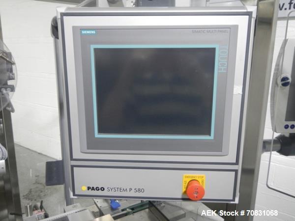 Used Uhlmann carton labeler, model PAGO System P580