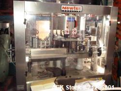 Used- Newtec 3 Station Rotary Labeler, Model Leopard Adhesive 480 F4 S3 E3.