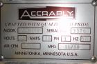 Used Accraply Model 350 PTE Front and Back Tamper Evident Labeler