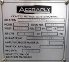 Used Accraply Model 350PW Front and Back Pressure Sensitive Labeler