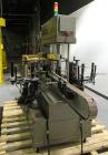 Used Avery 8000 Series Front and Back Pressure Sensitive Labeler, Model UL III F/B. Has top hold down, bump wheel container spacing and 6