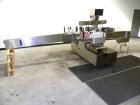 Used Kalish Labelit Front-Back & Wraparound Pressure Sensitive Labeler. Capable of speeds up to 100 BPM. Has bump wheel infeed, 4-1/2
