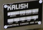 Used Kalish Labelit Front-Back & Wraparound Pressure Sensitive Labeler. Capable of speeds up to 100 BPM. Has bump wheel infeed, 4-1/2