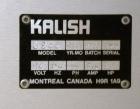 Used Kalish Labelit Front-Back & Wraparound Pressure Sensitive Labeler. Capable of speeds up to 100 BPM. Has bump wheel infeed, 4-1/2