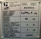 Used Neri Type BL400VTEXL Labeller. Size range 20mm to 180mm wide x 15mm to 120mm high x 70mm to 200mm long. Maximum rate of 400 packs per minute. Label speed maximum 50m per minute. 400mm maximum re...