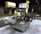 Used New Jersey Machine Automatic Pressure Sensitive Front & Back Labeler, Model 334 LRWCB-143. Capable of speeds up to 300 cpm. Approximate container capacities: round, oval, square and rectangular ...
