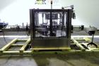Used P.E. Labellers Six Head Rotary Labeler Model Master M With Dual Model M60 DX 150 Labelling Heads. Capable of Running Front and Back or Wraparound Pressure Sensitive Labels. Six (6) Bottle Plates...