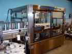 Used PE Master M Model MS12T77002S2E12 Head Pressure Sensitive Front and Back Rotary Labeler. Machine has clear label sensors and an Allen Bradley (AB) Panel View 600 control panel. Machine is equipp...