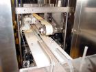 Used PE Master M Model MS12T77002S2E12 Head Pressure Sensitive Front and Back Rotary Labeler. Machine has clear label sensors and an Allen Bradley (AB) Panel View 600 control panel. Machine is equipp...