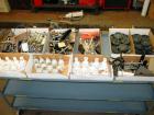 Used PE Master M Model MS12T77002S2E12 Head Pressure Sensitive Front and Back Rotary Labeler. Machine has clear label sensors and an Allen Bradley (AB) Panel View 600 control panel. Machine is equipp...