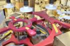 Used Sancoa Weiler 3-Head, 7-Station Pressure Sensitive Rotary Labeler