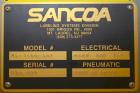 Used- Sancoa Weiler 3-Head, 7-Station Pressure Sensitive Rotary Labeler