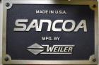 Used Sancoa (Weiler) automatic pressure sensitive rotary labeler, Model RL-4000