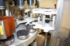 Used Sancoa (Weiler) automatic pressure sensitive rotary labeler, Model RL-4000