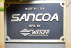 Used Sancoa (Weiler) automatic pressure sensitive rotary labeler, Model RL-4000