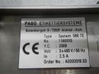 Used Uhlmann carton labeler, model PAGO System P580