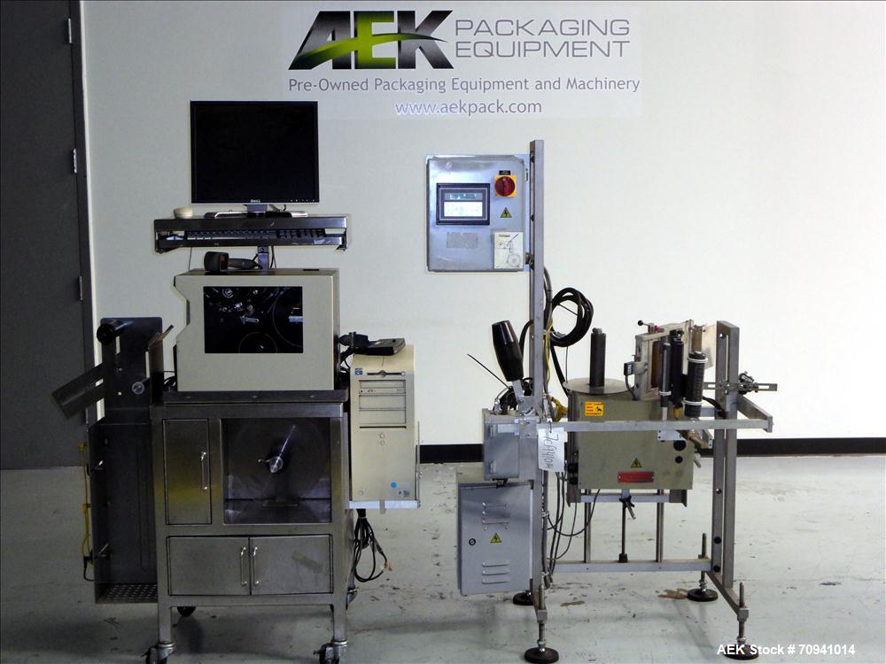 Used Accraply Model 35FS Pressure Sensitive Labeler
