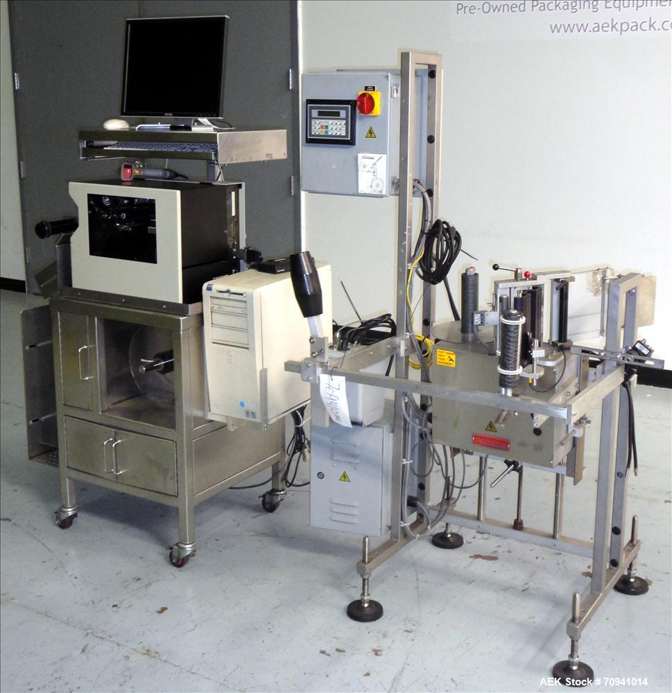Used Accraply Model 35FS Pressure Sensitive Labeler