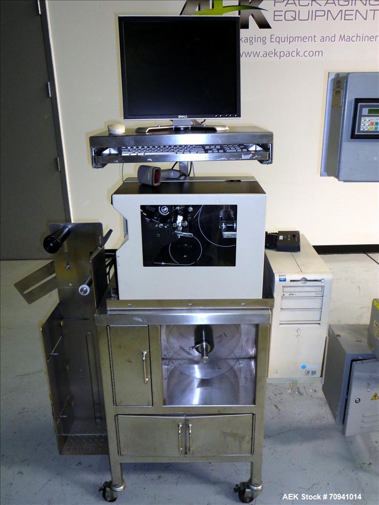 Used Accraply Model 35FS Pressure Sensitive Labeler