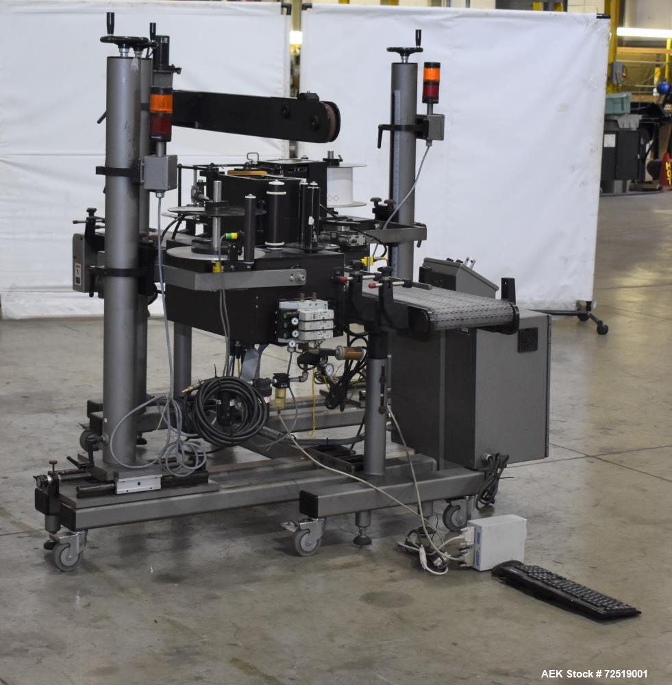 Used CTM Front & Back Labeling System – Dual CTM 3600-PA Printer Applicators