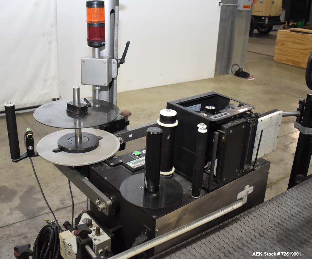 Used CTM Front & Back Labeling System – Dual CTM 3600-PA Printer Applicators