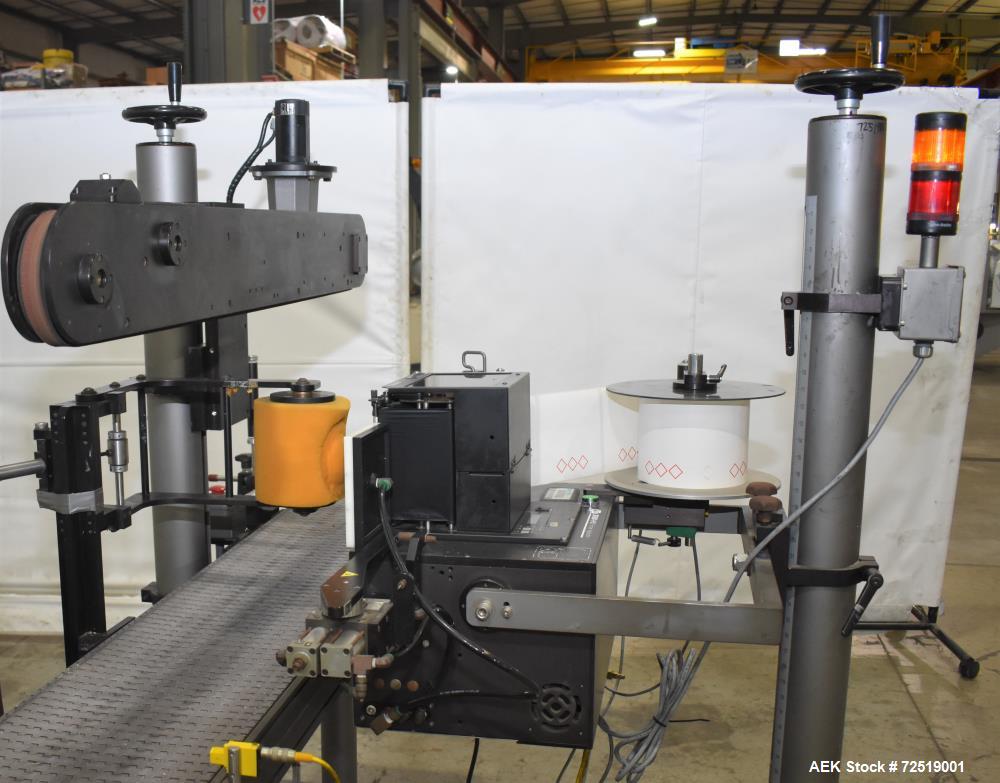 Used CTM Front & Back Labeling System – Dual CTM 3600-PA Printer Applicators