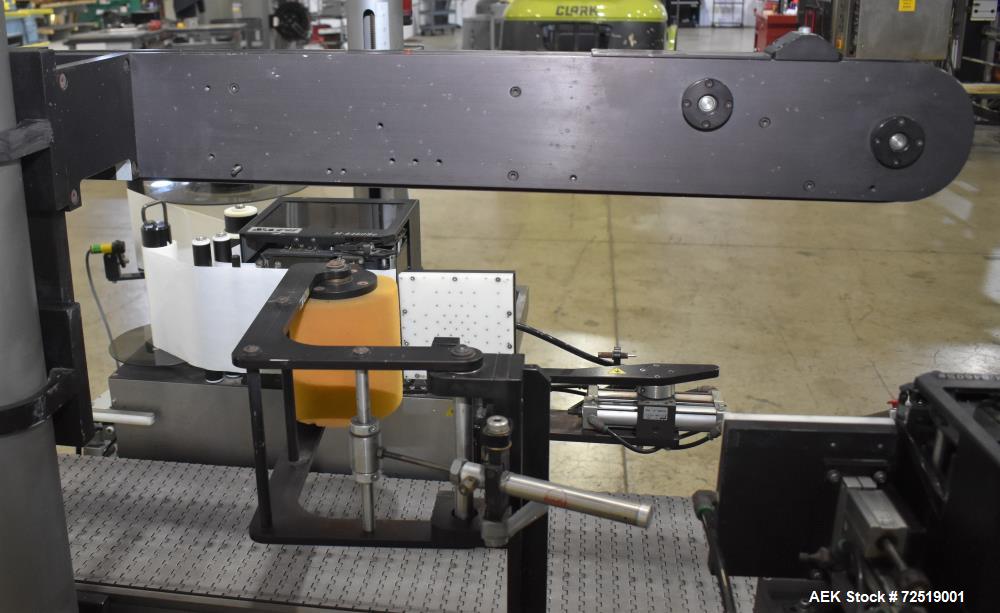 Used CTM Front & Back Labeling System – Dual CTM 3600-PA Printer Applicators