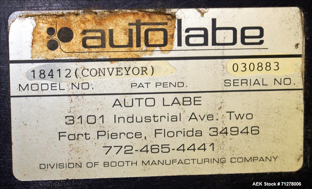 Used Auto Labe Model 155-LH Automatic Print and Apply Labeler