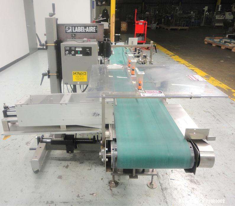 Used- Label-Aire Model 2140-RF Case Labeling System
