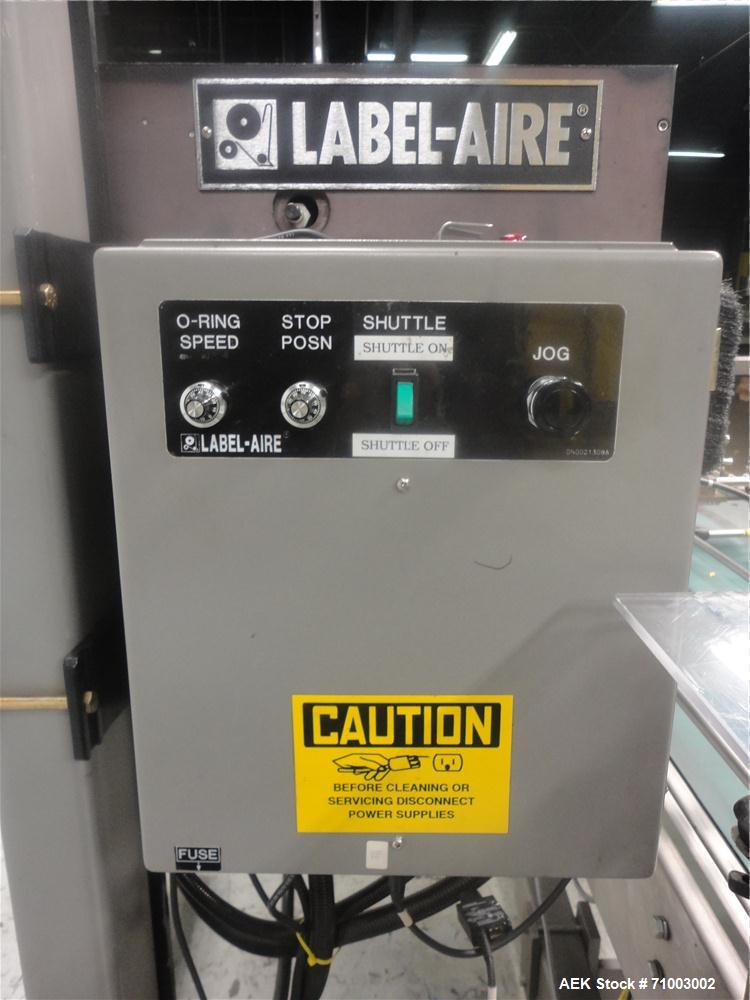 Used- Label-Aire Model 2140-RF Case Labeling System