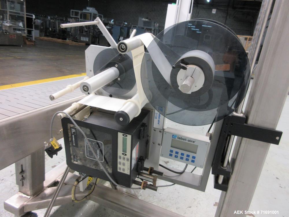Used Label-Aire Model 3138N Print and Apply Case Labeling System