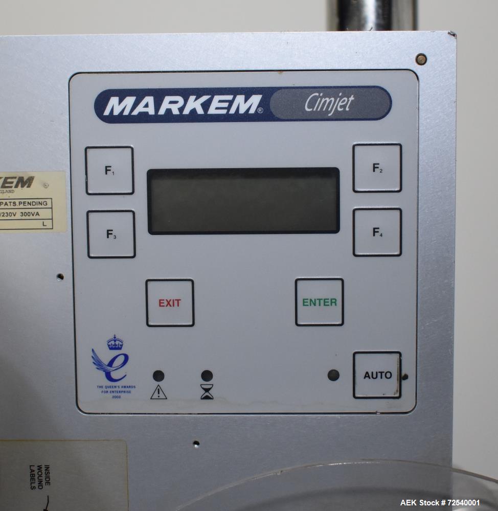 Markem Imaje CimJet 300 Print and Apply Pressure Sensitive Labeler