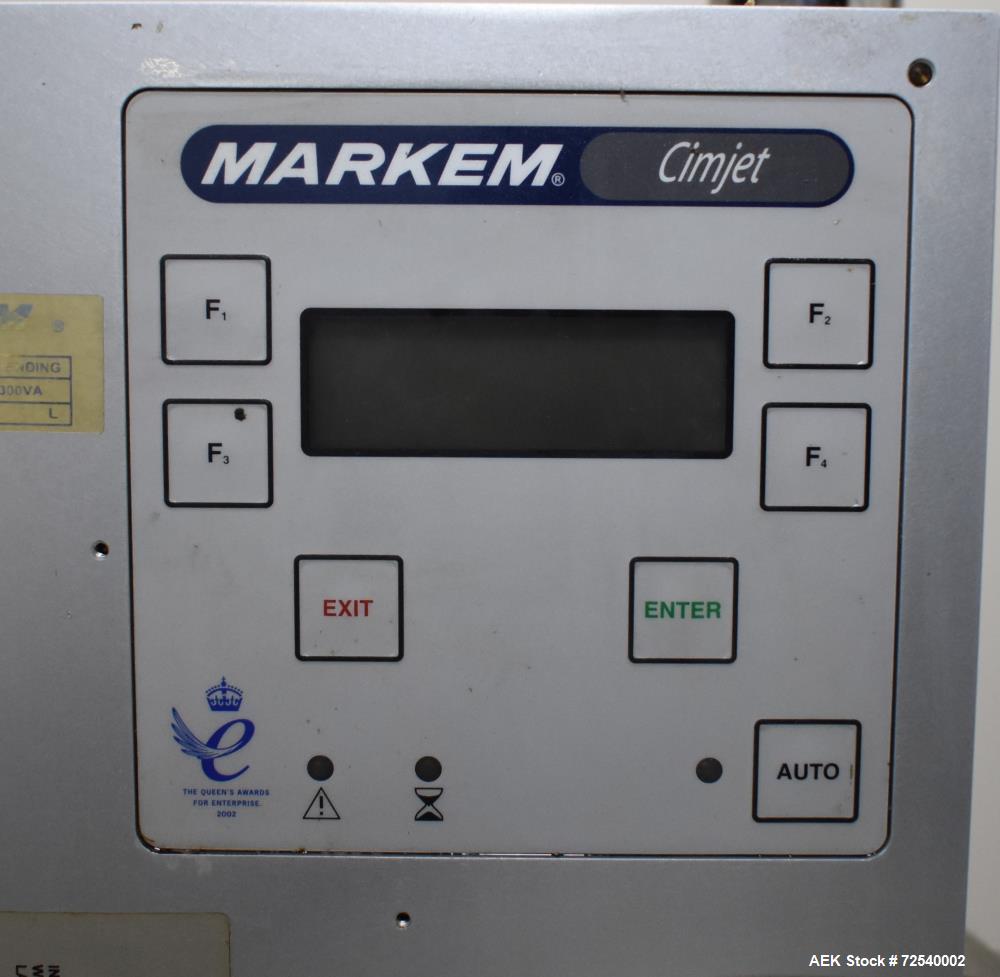 Markem Imaje CimJet 300 Print and Apply Pressure Sensitive Labeler