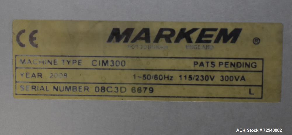 Markem Imaje CimJet 300 Print and Apply Pressure Sensitive Labeler