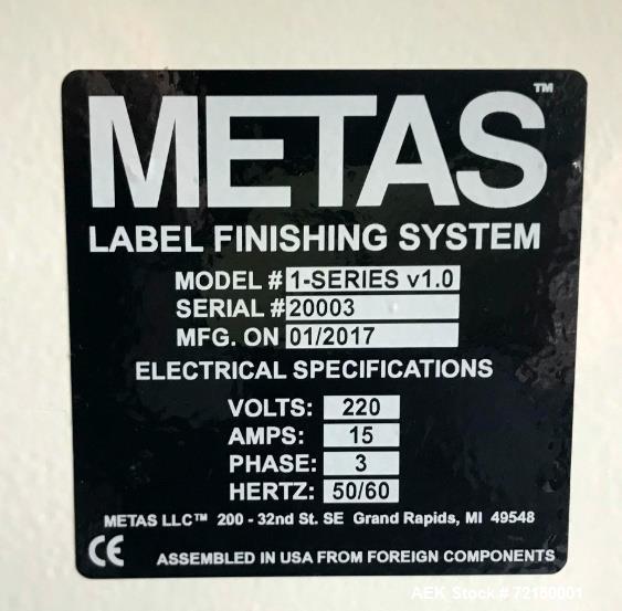 Used Konica Metas 1-Series (330mm) Semi-Rotary Digital Finishing System