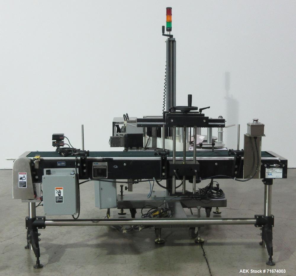 Used New Jersey Machine Model 400R-0049 Print and Apply Labeler