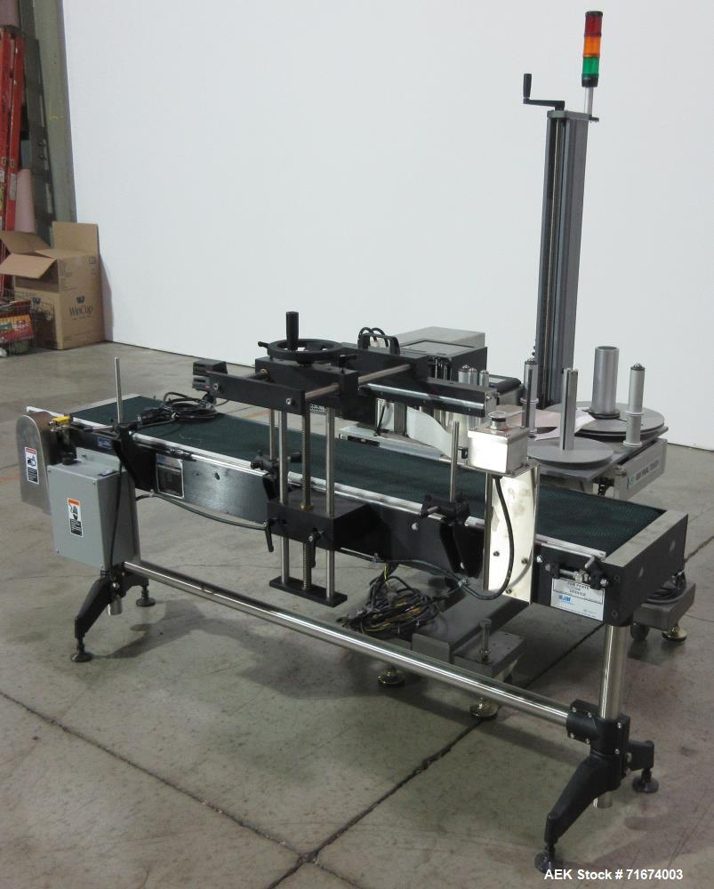 Used New Jersey Machine Model 400R-0049 Print and Apply Labeler
