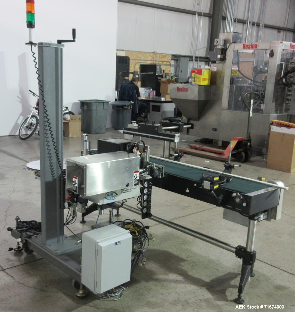 Used New Jersey Machine Model 400R-0049 Print and Apply Labeler