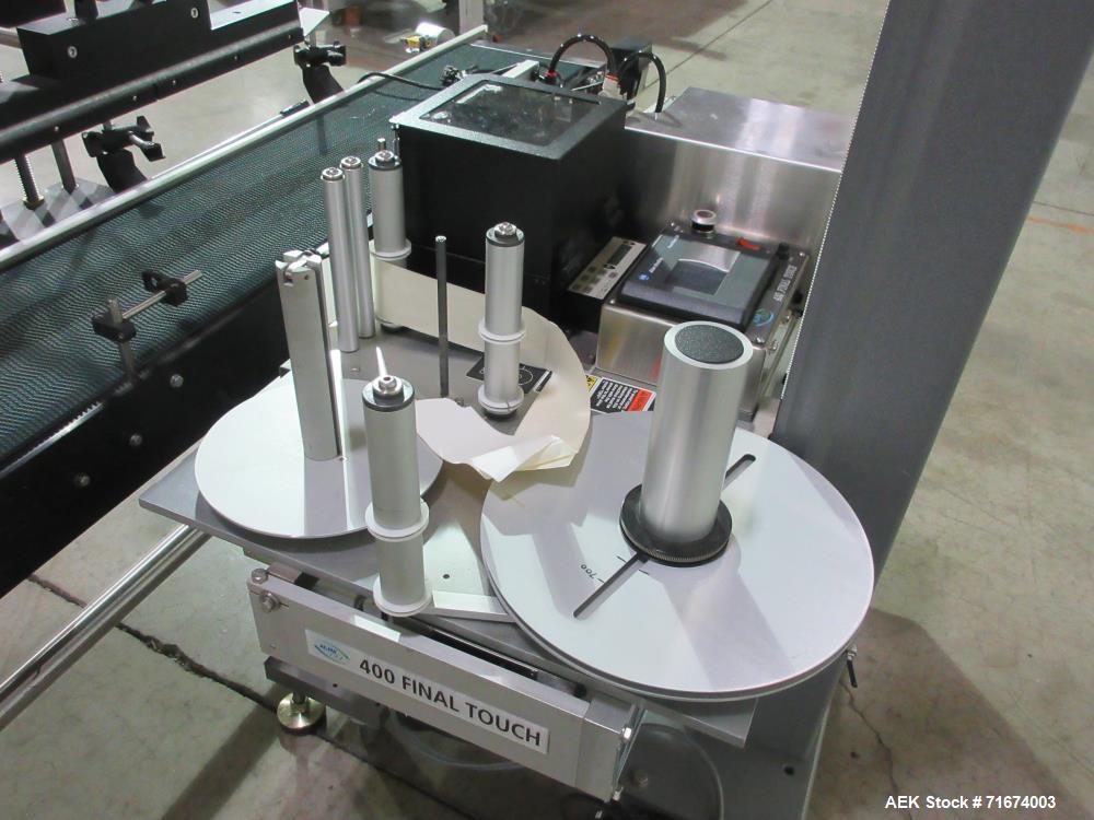 Used New Jersey Machine Model 400R-0049 Print and Apply Labeler