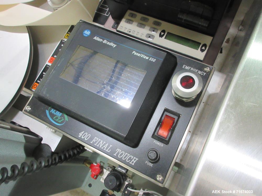 Used New Jersey Machine Model 400R-0049 Print and Apply Labeler