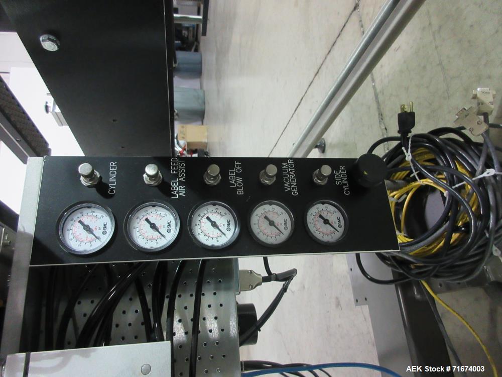 Used New Jersey Machine Model 400R-0049 Print and Apply Labeler