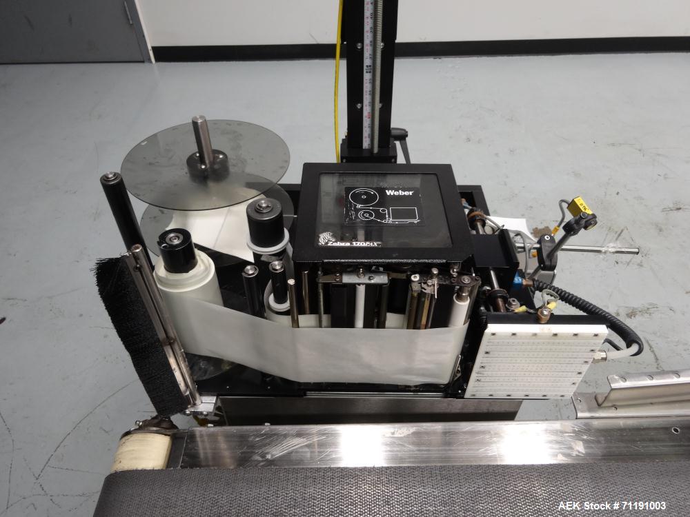 Used Weber Labeling Model 5100 Pressure Sensitive Labeler