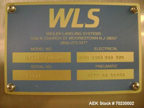 Unused- Sancoa-Weiler Model ILRFID-1000L Single Sided RFID Labeler