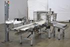Used Domino M-Series Print & Apply Labeler with Optel OP300-A Inspection System