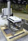 Used Label Aire 2111M/LH Print & Apply Labeler with Zebra print head. Model 2111 is a high speed air-blow labeling machine designed for very accurate label placement. The label is retained by vacuum ...