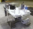 Used New Jersey Machine Print and Apply Labeler, Model 400R. Capable of 50 pieces per minute. Maximum label size 4