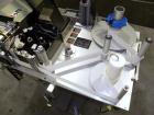 Used New Jersey Machine Print and Apply Labeler, Model 400R. Capable of 50 pieces per minute. Maximum label size 4