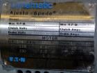 Used Side Belt Portable Transfer Conveyor. (2) Approximate 1” wide x 45” long side belts, manually adjustable to a maximum opening to 3-1/4”. Driven by a 1/4hp, 1/60/115/230 volt, 1725 rpm gear motor...